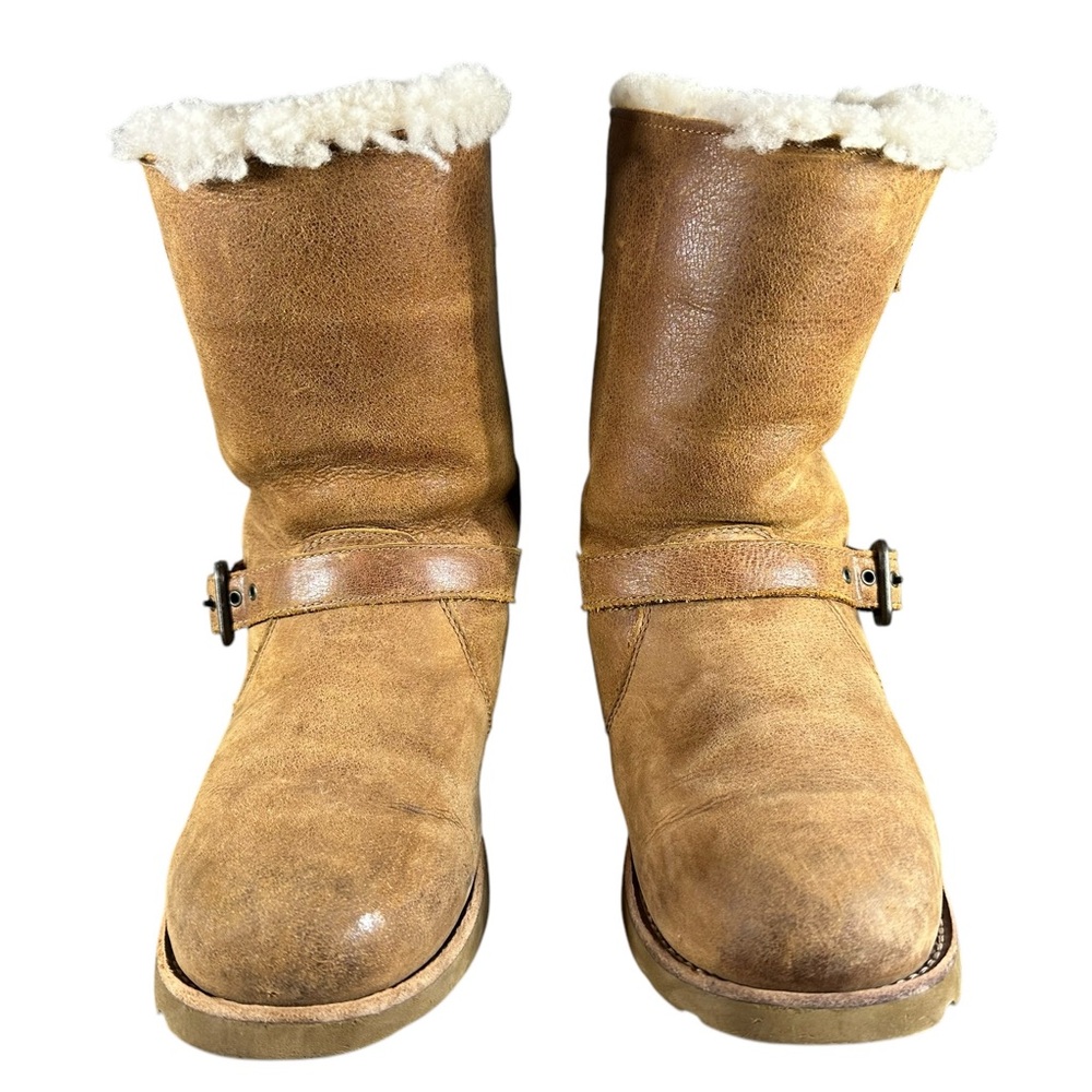 UGG Noira Waterproof Buckle Chestnut Boot Size US 7 | EU 38 - Picture 3 of 10